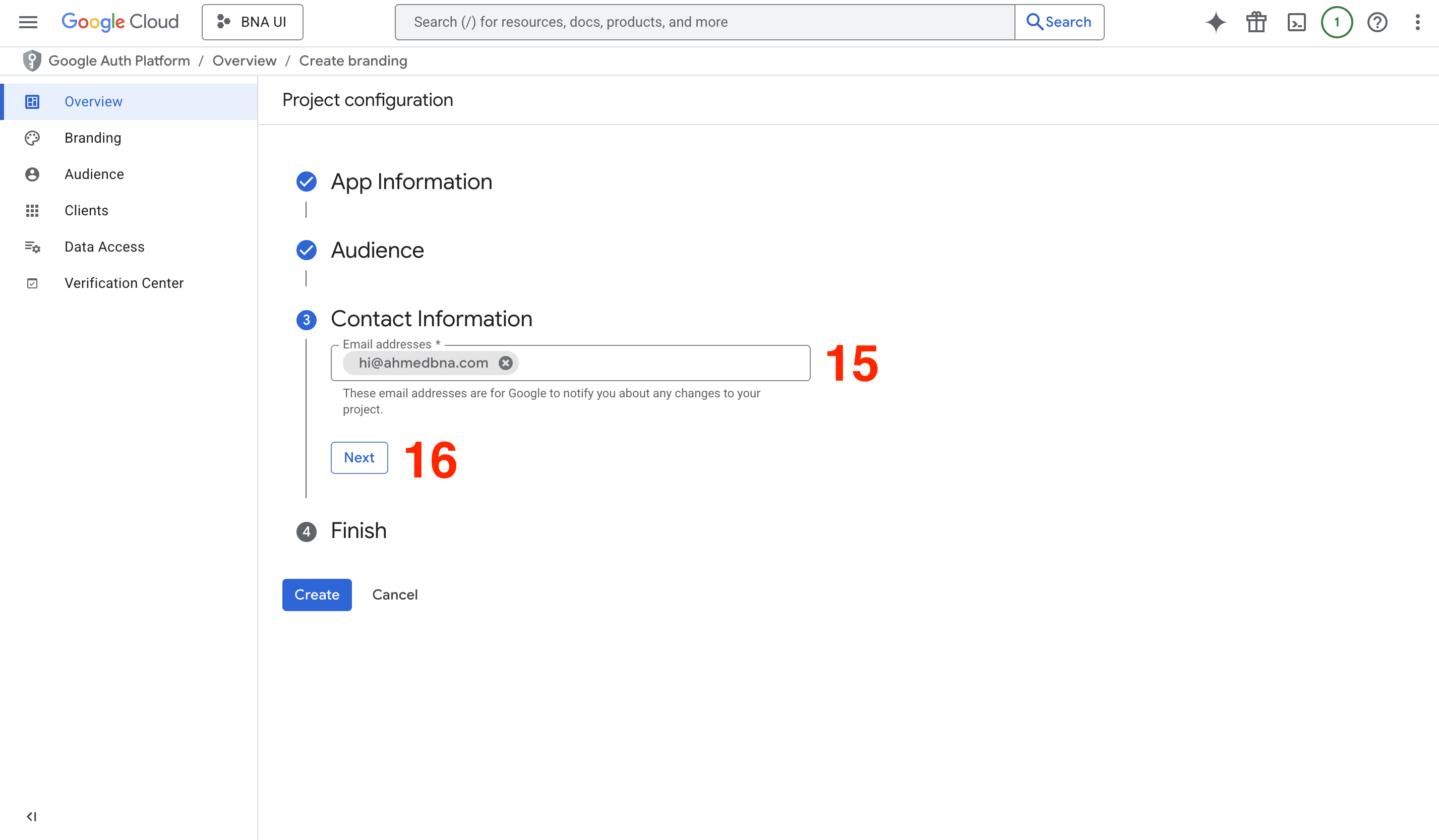Adding test user email addresses